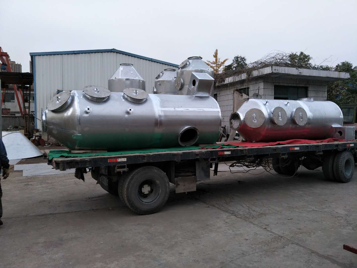 山東豪門鋁業(yè)棒爐、時(shí)效爐脫硝廢氣治理設(shè)備發(fā)貨